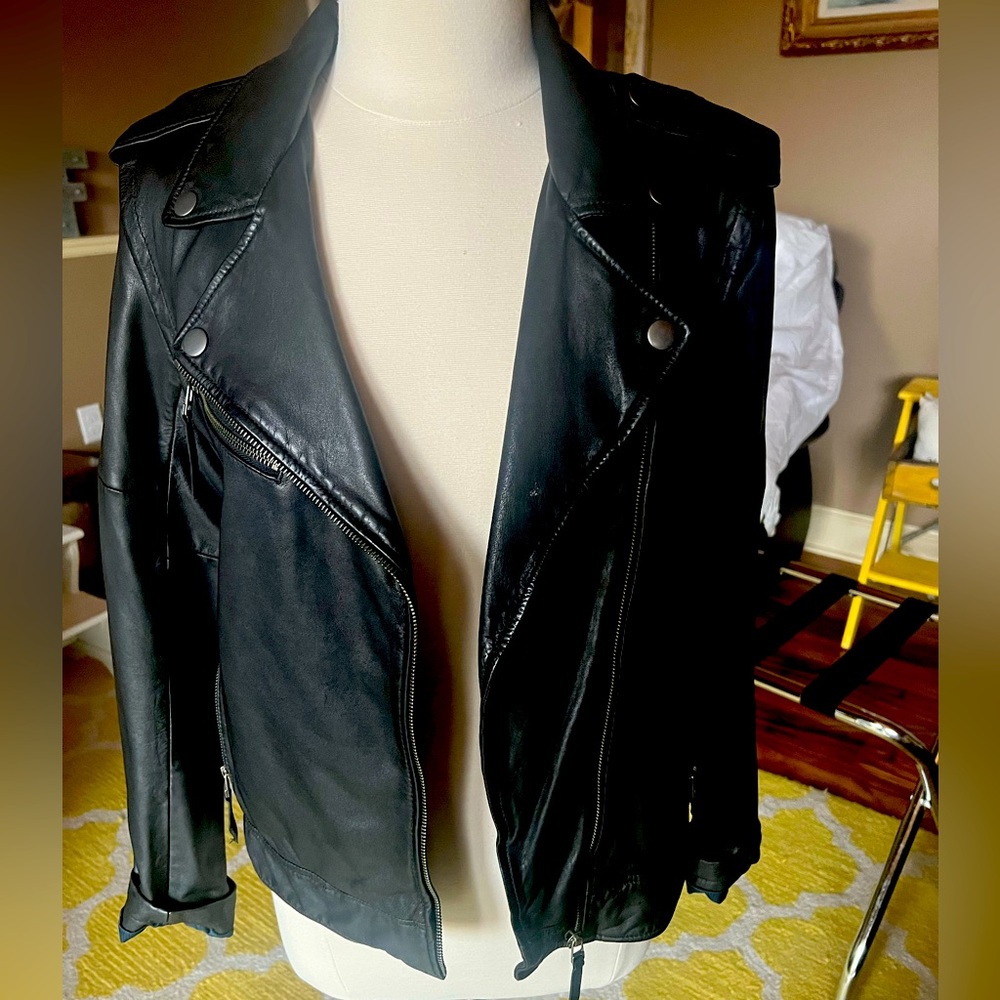 Treasure and Bond Leather Biker Jacket